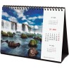 Finocam – Calendrier de bureau 2026 1 Mois par page Janvier – Décembre 2026 + Sept.-Déc. 2025 (4 mois) réduits | Calendrier 2026