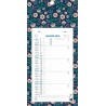 Exacompta - 33218E - Calendrier mensuel avec feuillets détachables 13 x 23 cm - Sur support plaque imprimée Mini Labo 16 x 33 cm