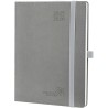 POPRUN Agenda 2025 2026 Semainier Vertical 22 x 16,5cm D'Août 2025 à Déc 2026-17 Mois Planner Scolaire - Couverture Souple en PU