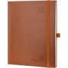 POPRUN Agenda 2025 2026 Semainier Vertical 26,5 x 21,5cm D'Août 2025 à Déc 2026-17 Mois Planner Scolaire, Couverture Souple en P