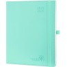 POPRUN Agenda 2025 2026 Semainier Vertical 26,5 x 21,5cm D'Août 2025 à Déc 2026-17 Mois Planner Scolaire, Couverture Souple en P