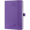 POPRUN Agenda De poche 2025 2026 Semainier 16 x 10,5 cm D'Août 2025 à Déc 2026-17 Mois Petit Planner Scolaire, Couverture Souple