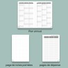 POPRUN Agenda De poche 2025 2026 Semainier 16 x 10,5 cm D'Août 2025 à Déc 2026-17 Mois Petit Planner Scolaire, Couverture Souple