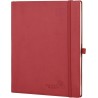 POPRUN Agenda 2025 2026 Semainier Vertical 26,5 x 21,5cm D'Août 2025 à Déc 2026-17 Mois Planner Scolaire, Couverture Souple en P