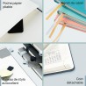 POPRUN Agenda De poche 2025 2026 Semainier 16 x 10,5 cm D'Août 2025 à Déc 2026-17 Mois Petit Planner Scolaire, Couverture Souple