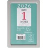 Exacompta - 32102E - Bloc éphéméride neutre sans support - 6,5 x 9,7 cm - 2026