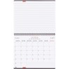 Finocam – Planificateur Agenda + Notes 1 Mois par page + Notes 2026 Janvier 2026 – Décembre 2026 (12 mois) Gris International