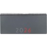 Finocam – Planificateur Agenda + Notes Semaine sur 2 pages + notes 2026 Janvier 2026 – Décembre 2026 (12 mois) Gris Internationa