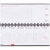 Finocam – Planificateur Agenda + Notes Semaine sur 2 pages + notes 2026 Janvier 2026 – Décembre 2026 (12 mois) Gris Internationa