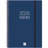 Finocam – Agenda Spirale 2026 Semaine sur 2 pages Présentation horizontale | Janvier – Décembre | Agenda annuel 2026 avec élasti