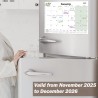 Calendrier Magnetique Frigo 2025 2026 (16 Mois) 32 * 22CM, Calendrier Familial Sept.2025 - Déc.2026, Calendrier de l'Avent Organ