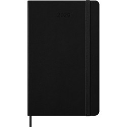 Moleskine Agenda Hebdomadaire, Agenda Hebdomadaire 2026 12 Mois Avec Espace Pour Notes, Avec Couverture Rigide et Fermeture Élas
