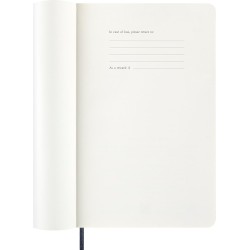 Moleskine Agenda Hebdomadaire, Agenda Hebdomadaire 2026 12 Mois Avec Espace Pour Notes, Avec Couverture Souple et Fermeture Élas