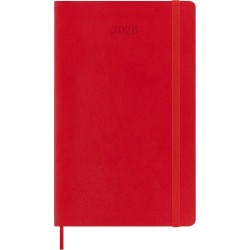 Moleskine Agenda Hebdomadaire, Agenda Hebdomadaire 2026 12 Mois Avec Espace Pour Notes, Avec Couverture Souple et Fermeture Élas