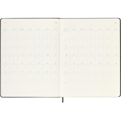 Moleskine Agenda Hebdomadaire, Agenda Hebdomadaire 2026 12 Mois Avec Espace Pour Notes, Avec Couverture Rigide et Fermeture Élas