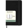Moleskine Agenda Hebdomadaire, Agenda Hebdomadaire 2026 12 Mois Avec Espace Pour Notes, Avec Couverture Rigide et Fermeture Élas