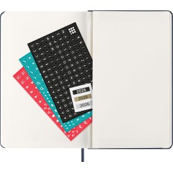Moleskine Agenda Hebdomadaire, Agenda Hebdomadaire 2026 12 Mois Avec Espace Pour Notes, Avec Couverture Rigide et Fermeture Élas