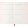 Moleskine Agenda Hebdomadaire, Agenda Hebdomadaire 2026 12 Mois Avec Espace Pour Notes, Avec Couverture Rigide et Fermeture Élas
