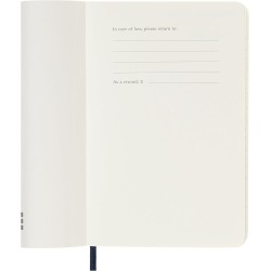 Moleskine Agenda Hebdomadaire, Agenda Hebdomadaire 2026 12 Mois Avec Espace Pour Notes, Avec Couverture Souple et Fermeture Élas