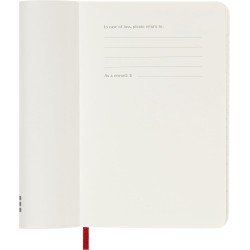 Moleskine Agenda Hebdomadaire, Agenda Hebdomadaire 2026 12 Mois Avec Espace Pour Notes, Avec Couverture Souple et Fermeture Élas