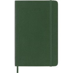 Moleskine Agenda Hebdomadaire, Agenda Hebdomadaire 2026 12 Mois Avec Espace Pour Notes, Avec Couverture Souple et Fermeture Élas