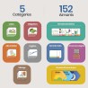 Planning journalier pour Enfants - Tableau magnétique Montessori Enfants avec 147 aimants et cordelette - Entièrement inscriptib