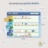 Planning journalier pour Enfants - Tableau magnétique Montessori Enfants avec 147 aimants et cordelette - Entièrement inscriptib