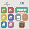 Planning de Semaine pour Enfants - Tableau magnétique Montessori Enfants avec 194 aimants et cordelette - Entièrement inscriptib