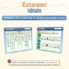 Set d’Extension d’aimants pour Planning de Semaine et Planning journalier, 149 aimants pour Une Personnalisation maximale (À Uti
