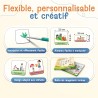 Set d’Extension d’aimants pour Planning de Semaine et Planning journalier, 149 aimants pour Une Personnalisation maximale (À Uti
