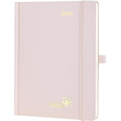 POPRUN Agenda 2026 Semainier 22 x 16,5 cm - Couverture Rigide, Vertical Weekly Planner, D'Jan 2026 à Déc 2026-12 Mois, Avec sign
