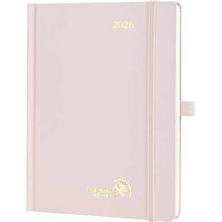 POPRUN Agenda 2026 Semainier 22 x 16,5 cm - Couverture Rigide, Vertical Weekly Planner, D'Jan 2026 à Déc 2026-12 Mois, Avec sign