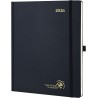 POPRUN Agenda Scolaire 2026 Semainier 26,5 x 21,5 cm - Couverture Rigide, Vertical Weekly Planner, D'Jan 2026 à Déc 2026-12 Mois