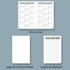 Poprun agenda de poche 2026 a6 semainier 16 x 10,5 cm - couverture rigide, petit agenda, d'jan 2026 à déc 2026-12 mois, avec sig