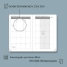 POPRUN Agenda de Poche 2026 A6 Semainier 16 x 10,5 cm - Couverture Rigide, Petit Agenda, D'Jan 2026 à Déc 2026-12 Mois, Avec sig