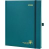 POPRUN Agenda Scolaire 2026 Semainier 26,5 x 21,5 cm - Couverture Rigide, Vertical Weekly Planner, D'Jan 2026 à Déc 2026-12 Mois