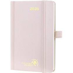 POPRUN Agenda de Poche 2026 A6 Semainier 16 x 10,5 cm - Couverture Rigide, Petit Agenda, D'Jan 2026 à Déc 2026-12 Mois, Avec sig