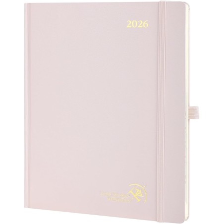 POPRUN Agenda 2026 Semainier 26,5 x 21,5 cm - Couverture Rigide, Vertical Weekly Planner, D'Jan 2026 à Déc 2026-12 Mois, Avec si