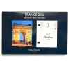 DRAEGER PARIS 1886 - Recharge Agenda 2026 Format Compact 16x10 cm - Thème France - 12 Mois avec Illustrations Détachables - Papi