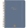 Finocam – Agenda Spirale 2026 1 Jour par page | Janvier – Décembre (12 mois) | Agenda annuel 2026 avec élastique | Double spiral