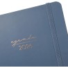 Finocam – Agenda Spirale 2026 1 Jour par page | Janvier – Décembre (12 mois) | Agenda annuel 2026 avec élastique | Double spiral
