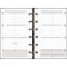 Exacompta - 14212E - Recharge Pour Organiseur Exatime 14 - Semainier Millésimé - Semaine sur 2 Pages - 12,6 cm x 8,1 cm - Septem