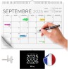 Finoly Calendrier Mural Juillet 25 Décembre 26 (18 Mois) | Calendrier 2025 2026 Mural | Calendrier Familial 2025 | Calendrier Mu