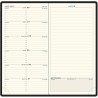 Exacompta - 1 Agenda Semainier de Poche - Espace 17 - Janvier 2026 à Décembre 2026 - Format : 9 x 17,5 cm - Une Semaine sur 2 Pa