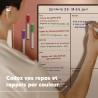 Smart Panda Calendrier Magnétique pour Frigo - Planifier Les Repas Familiaux, Listes De Courses ou Une Aide A L’étude - Tableau 