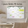 Calendrier Mural 2026 A4 – Planificateur Annuel Mensuel Juillet 2025 à Décembre 2026 – Parfait pour Maison Bureau École et Famil