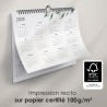 Calendrier Mural 2026 A4 – Planificateur Annuel Mensuel Juillet 2025 à Décembre 2026 – Parfait pour Maison Bureau École et Famil