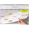Calendrier Mural 2026 A4 – Planificateur Annuel Mensuel Juillet 2025 à Décembre 2026 – Parfait pour Maison Bureau École et Famil