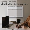 Calendrier Mural 2026 A4 – Planificateur Annuel Mensuel Juillet 2025 à Décembre 2026 – Parfait pour Maison Bureau École et Famil