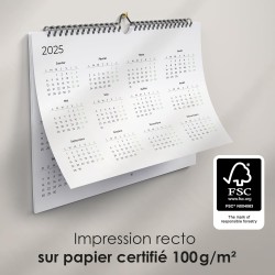 Calendrier Mural 2026 A4 – Planificateur Annuel Mensuel Juillet 2025 à Décembre 2026 – Parfait pour Maison Bureau École et Famil